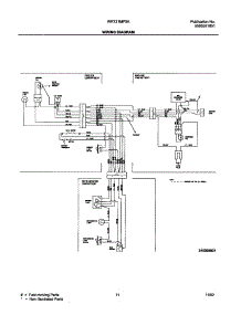 11 - Wiring Diagram parts for White Westinghouse Refrigerator WRT21MP5AQ4 from AppliancePartsPros.com