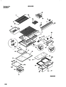04 - Shelves, Controls, Divider, Mullion parts for Frigidaire Refrigerator WRT21QRBW1 from AppliancePartsPros.com