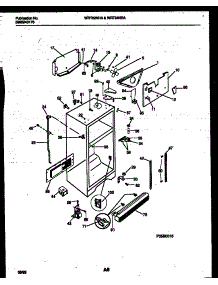 04 - Cabinet Parts parts for Frigidaire Refrigerator WRT22NHAW0 from AppliancePartsPros.com