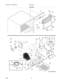 09 - System parts for White Westinghouse Refrigerator WRT21S4AW7 from AppliancePartsPros.com