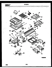 05 - Shelves And Supports parts for Frigidaire Refrigerator WRT22NRAD0 from AppliancePartsPros.com