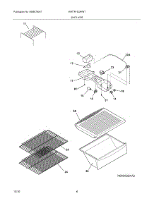 07 - Shelves parts for White Westinghouse Refrigerator WWTR1502KW7 from AppliancePartsPros.com