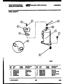 05 - Compressor Parts parts for Frigidaire Air Conditioner AH066P7T1 from AppliancePartsPros.com