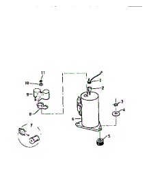 07 - Compressor parts for Frigidaire Air Conditioner AH094H2T1 from AppliancePartsPros.com