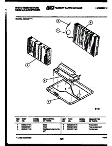 06 - Unit Parts parts for Frigidaire Air Conditioner AH066P7T1 from AppliancePartsPros.com