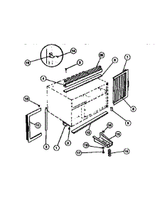 06 - Window Mounting Parts parts for Frigidaire Air Conditioner AC054L7A1 from AppliancePartsPros.com