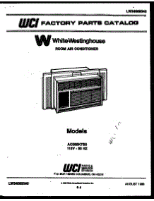 06 - Cabinet And Installation Parts parts for Frigidaire Air Conditioner AC088K7B3 from AppliancePartsPros.com