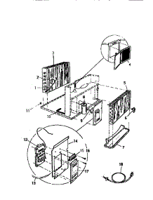 04 - Air Handling Parts parts for Frigidaire Air Conditioner AL099J1A1 from AppliancePartsPros.com