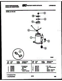 05 - Compressor Parts parts for Frigidaire Air Conditioner AL113L1A2 from AppliancePartsPros.com
