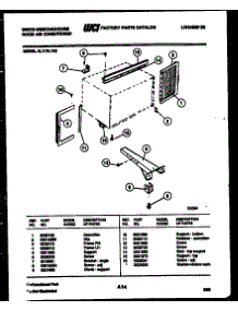 06 - Cabinet And Installation Parts parts for Frigidaire Air Conditioner AL113L1A2 from AppliancePartsPros.com