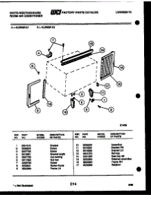 07 - Cabinet And Installation Parts parts for Frigidaire Air Conditioner AL095M1A2 from AppliancePartsPros.com
