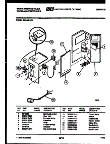 03 - Electrical Parts parts for Frigidaire Air Conditioner AS246L2C9 from AppliancePartsPros.com