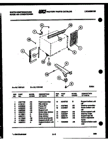 06 - Cabinet And Installation Parts parts for Frigidaire Air Conditioner AL119K1A2 from AppliancePartsPros.com