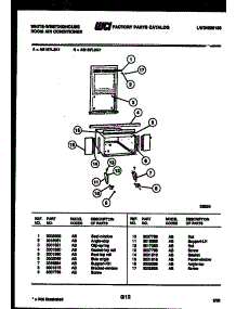 06 - Cabinet And Installation Parts parts for Frigidaire Air Conditioner AS187L2K1 from AppliancePartsPros.com
