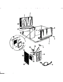 03 - Controls parts for Frigidaire Air Conditioner AS248H2K1 from AppliancePartsPros.com