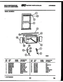 06 - Cabinet And Installation Parts parts for Frigidaire Air Conditioner AS18EN2K1 from AppliancePartsPros.com