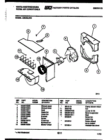 04 - Air Handling Parts parts for Frigidaire Air Conditioner AS246L2C9 from AppliancePartsPros.com