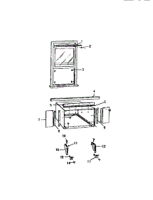 06 - Window Mounting Parts parts for Frigidaire Air Conditioner AS227K2K1 from AppliancePartsPros.com