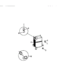 05 - Compressor parts for Frigidaire Air Conditioner AL183J2A2 from AppliancePartsPros.com