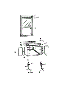 06 - Window Mounting parts for Frigidaire Air Conditioner AS139J1K1 from AppliancePartsPros.com