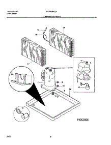 09 - Compressor Parts parts for White Westinghouse Air Conditioner WAA060M7C1 from AppliancePartsPros.com