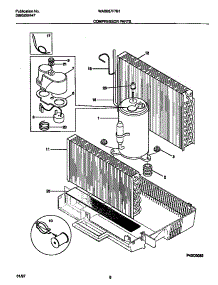 05 - Compressor Parts parts for Frigidaire Air Conditioner WAB067F7B1 from AppliancePartsPros.com