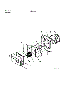 04 - Air Handling parts for Frigidaire Air Conditioner WAC052T7A5 from AppliancePartsPros.com