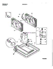 05 - Compressor parts for Frigidaire Air Conditioner WAC052T7A5 from AppliancePartsPros.com