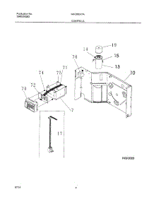 05 - Controls parts for White Westinghouse Air Conditioner WAC083K7A2 from AppliancePartsPros.com
