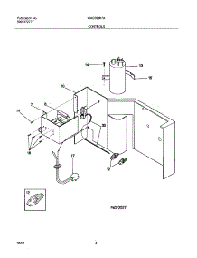 05 - Controls parts for White Westinghouse Air Conditioner WAC083K7A5 from AppliancePartsPros.com