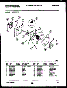 03 - Air Handling Parts parts for Frigidaire Air Conditioner WAB067P7B1 from AppliancePartsPros.com