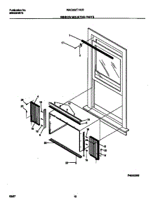 06 - Window Mounting Parts parts for Frigidaire Air Conditioner WAC052T7A2B from AppliancePartsPros.com