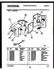 03 - Electrical Parts parts for Frigidaire Air Conditioner WAS18EP2K2 from AppliancePartsPros.com
