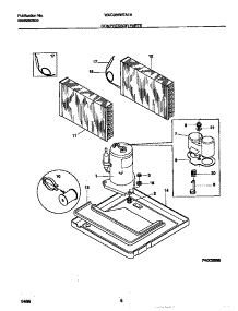 05 - Compressor Parts parts for Frigidaire Air Conditioner WAC086W7A1A from AppliancePartsPros.com