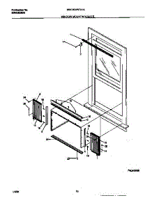 06 - Window Mounting Parts parts for Frigidaire Air Conditioner WAC086W7A1A from AppliancePartsPros.com