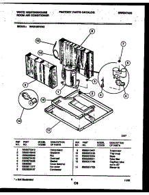 05 - System Parts parts for Frigidaire Air Conditioner WAS186P2K2 from AppliancePartsPros.com
