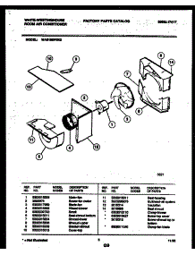 04 - Air Handling Parts parts for Frigidaire Air Conditioner WAS18EP2K2 from AppliancePartsPros.com