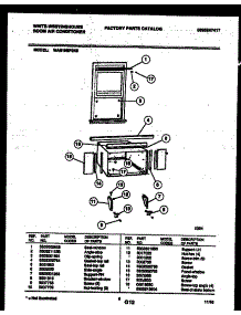 06 - Cabinet And Installation Parts parts for Frigidaire Air Conditioner WAS18EP2K2 from AppliancePartsPros.com