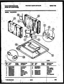 05 - System Parts parts for Frigidaire Air Conditioner WAS249P2K1 from AppliancePartsPros.com