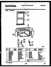 06 - Cabinet And Installation Parts parts for Frigidaire Air Conditioner WAS249P2K1 from AppliancePartsPros.com