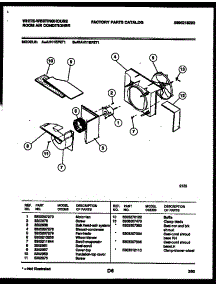 05 - Air Handling Parts parts for Frigidaire Air Conditioner WAH11EP2T1 from AppliancePartsPros.com