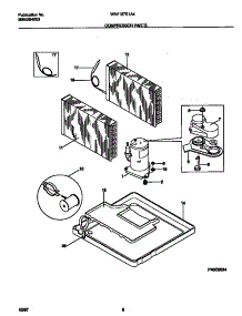 05 - Compressor Parts parts for Frigidaire Air Conditioner WAV157S1A4 from AppliancePartsPros.com