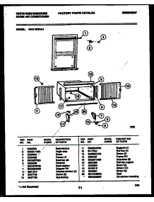 06 - Cabinet And Installation Parts parts for Frigidaire Air Conditioner WAV157S1A1 from AppliancePartsPros.com