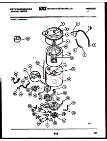 06 - Tub Detail parts for Frigidaire Washer Dryer Combo LE600MXD1 from AppliancePartsPros.com