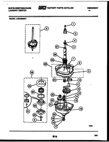 07 - Transmission Parts parts for Frigidaire Washer Dryer Combo LE600MXD1 from AppliancePartsPros.com