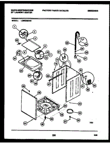 05 - Cabinet Parts parts for Frigidaire Washer Dryer Combo LG600MXD3 from AppliancePartsPros.com