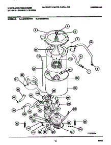 06 - Washer - Tubs, Hoses, Motor parts for Frigidaire Washer Dryer Combo LG400SXD2 from AppliancePartsPros.com