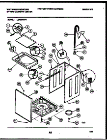 05 - Cabinet Parts parts for Frigidaire Washer Dryer Combo LG400AXD1 from AppliancePartsPros.com