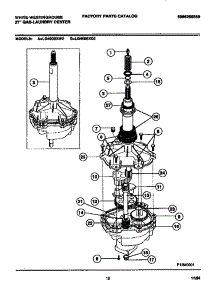 07 - Transmission parts for Frigidaire Washer Dryer Combo LG400SXD2 from AppliancePartsPros.com