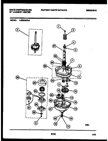 07 - Transmission Parts parts for Frigidaire Washer Dryer Combo LG600MXD3 from AppliancePartsPros.com